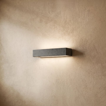 Varlont Arcato Modern LED Wall Light Cement Rectangular for Bedroom/Outdoor