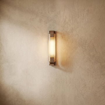 Varlont Lunara Modern Luxury Wall Lamp – Gold Crystal Rectangular Light for Living Room