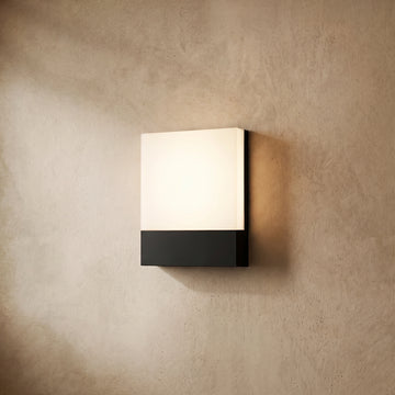 Varlont Arcato Modern Outdoor Wall Lamp Metal and Acrylic Square Design for Garden