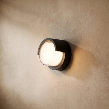 Irondale Modern Metal/Acrylic Outdoor Wall Lamp