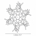 Gingko Luxury Chandelier Style B-
