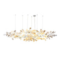 Ginkgo Cloud Chandelier - Model A L 78.7″ x W 23.6″ x H 23.6″Nickel & WhiteJoyfuzzy