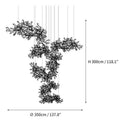 Ginkgo Combination Chandelier - L 137.8''(350cm) x H 118.1''(300cm)Joyfuzzy