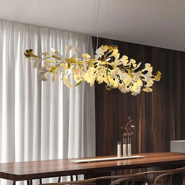 Ginkgo Luxury Chandelier Style C - L 31.5″(80cm) x W 17.7″(45cm) x H 13.8″(35cm) (G9*6)Joyfuzzy
