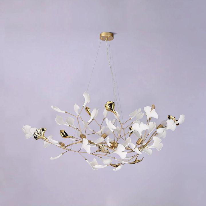 Ginkgo Luxury Chandelier Style D - 8 Lights: L 39.4''(100cm) x H 17.7''(45cm)Joyfuzzy
