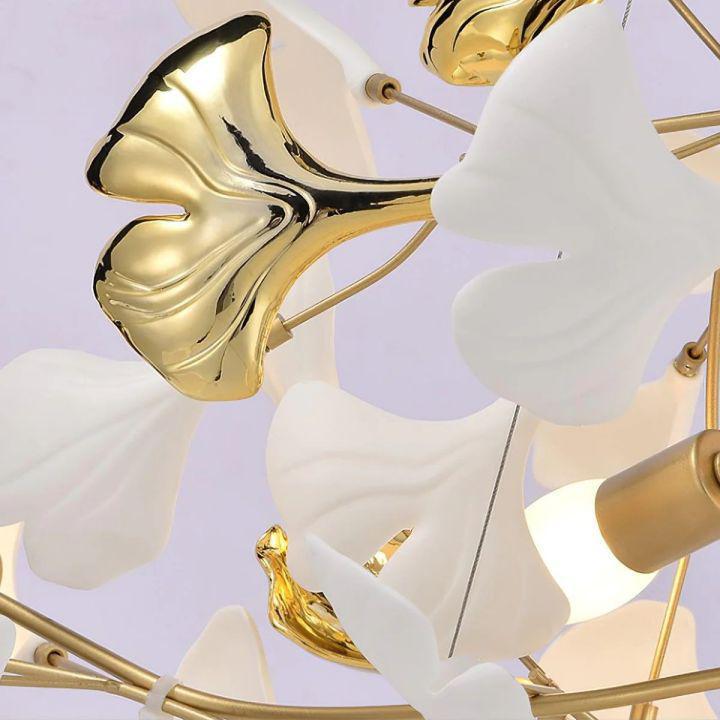Ginkgo Luxury Chandelier Style D - 8 Lights: L 39.4''(100cm) x H 17.7''(45cm)Joyfuzzy