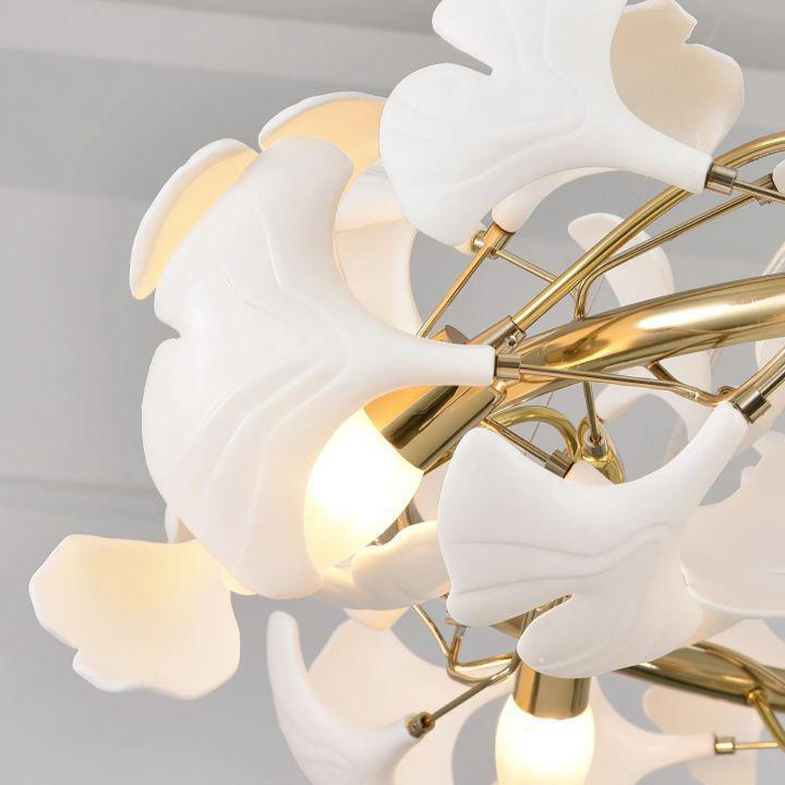Ginkgo Luxury Chandelier Style F - 10 Lights: L 47.2''(120cm) x W19.7''(50cm) x H 59''(150cm)Joyfuzzy
