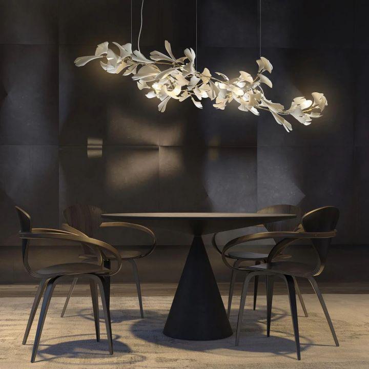 Ginkgo Luxury Chandelier Style I - 6 Lights: L 23.6''(60cm) X H 15.7''(40cm)Joyfuzzy