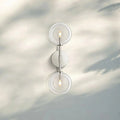 Glass Globe Linear Sconce - Polished NickelJoyfuzzy