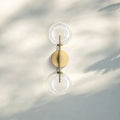 Glass Globe Linear Sconce - Lacquered Burnished BrassJoyfuzzy