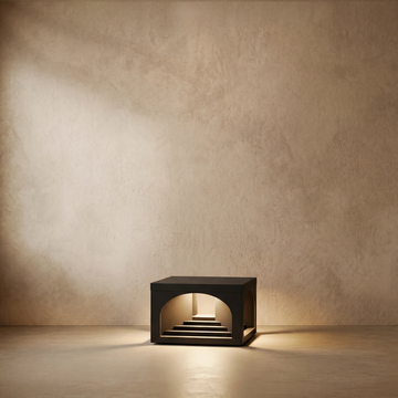 Arcato Minimalist Pier-Mount Pillar Light