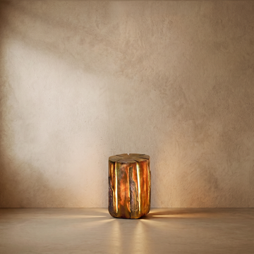 Botanica Art Deco Tree Stump Outdoor Lamp