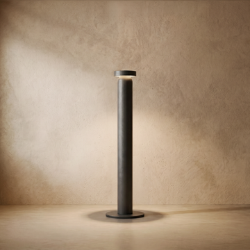 Varlont Irondale Minimalist Cylindrical Outdoor Pathway Lamp for Lawn