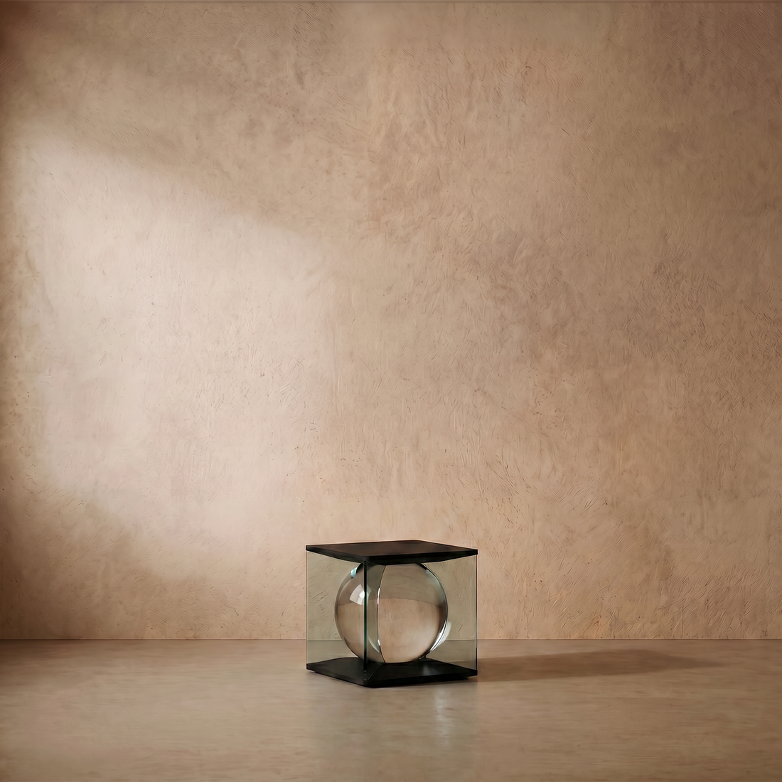 Lunara Art Deco Solar Outdoor Pillar Light