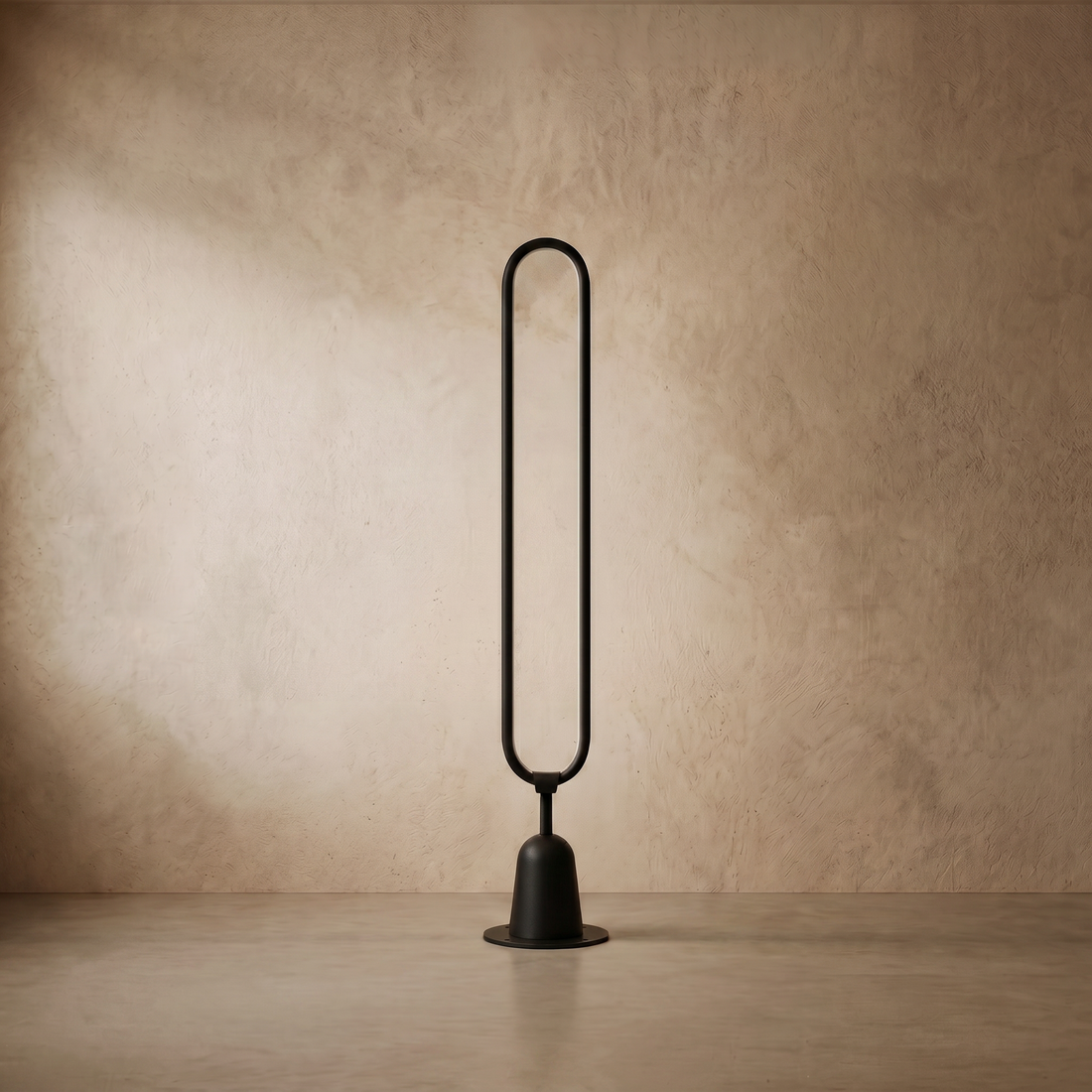 Varlont Irondale Industrial Pathway Light - Black Metal & Acrylic Ring Design for Garden