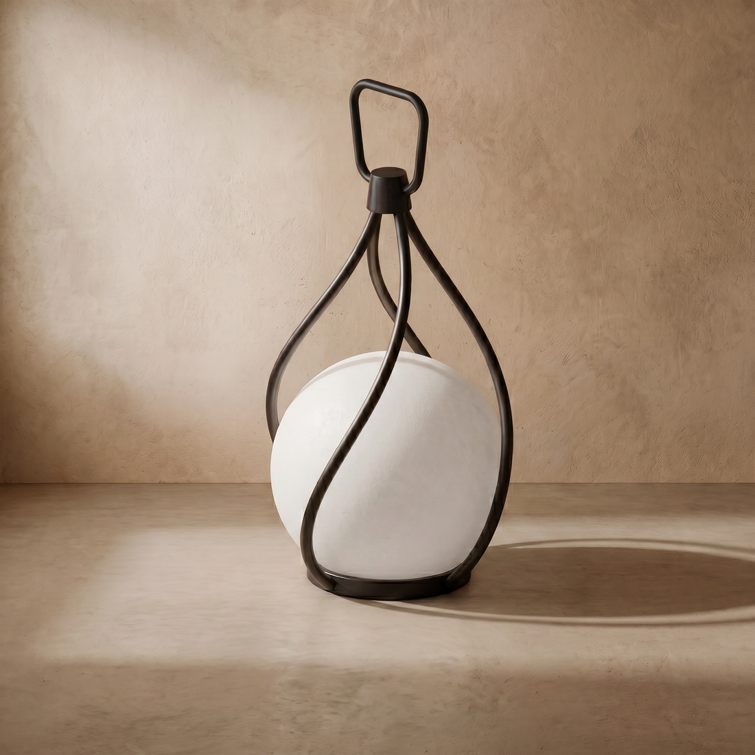 Varlont Lunara Designer Globular Pathway Light - Milky for Garden