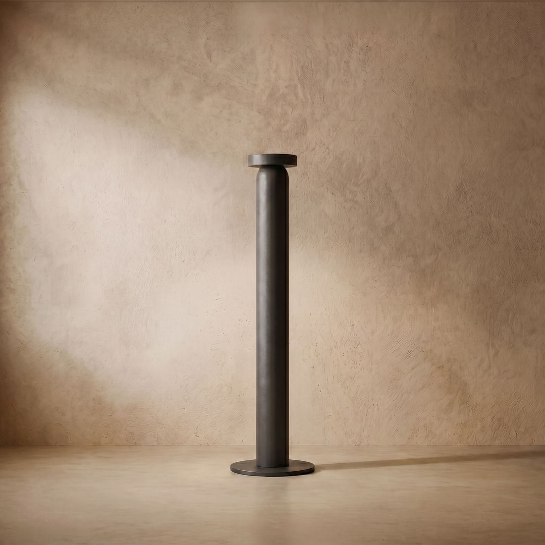 Varlont Irondale Minimalist Cylindrical Outdoor Pathway Lamp for Lawn