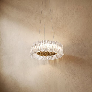 Varlont Excelis Designer Luxury Pleated Pendant Light for Living Room