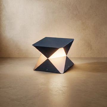 Varlont Modern Geometric Outdoor Floor Lamp for Garden/Patio