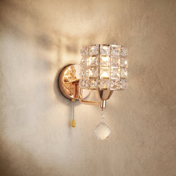 Varlont Excelis Modern Crystal Wall Lamp Cylinder LED Living Room