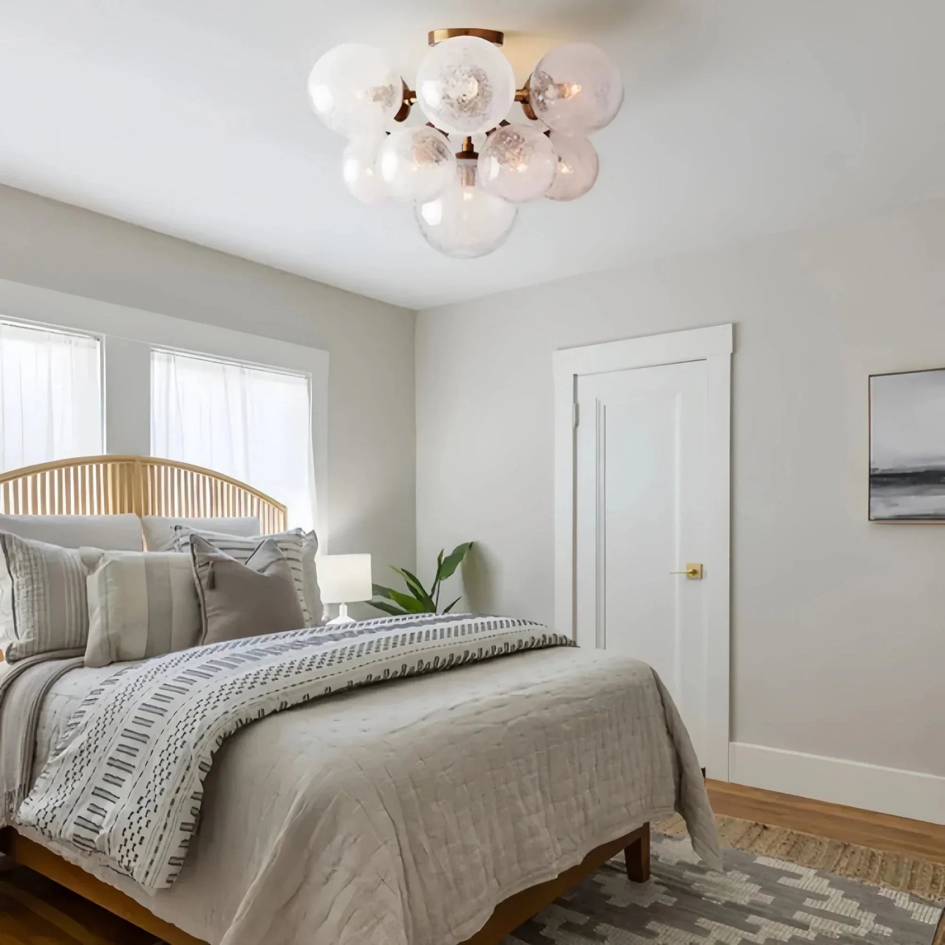 Mandoza Flushmount - BronzeJoyfuzzy