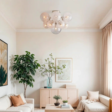 Mandoza Flushmount - NickelJoyfuzzy