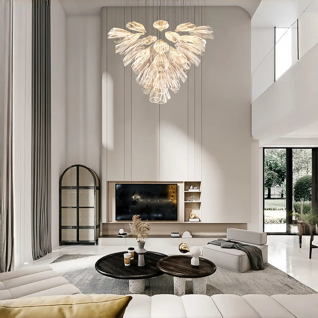 Varlont Flower Glass Foyer Chandelier