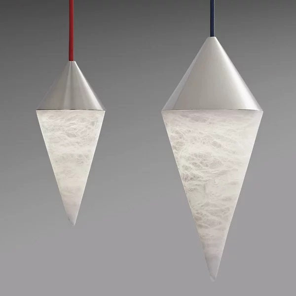 Varlont Hannah Alabaster Chandelier, Simple Pendant Light