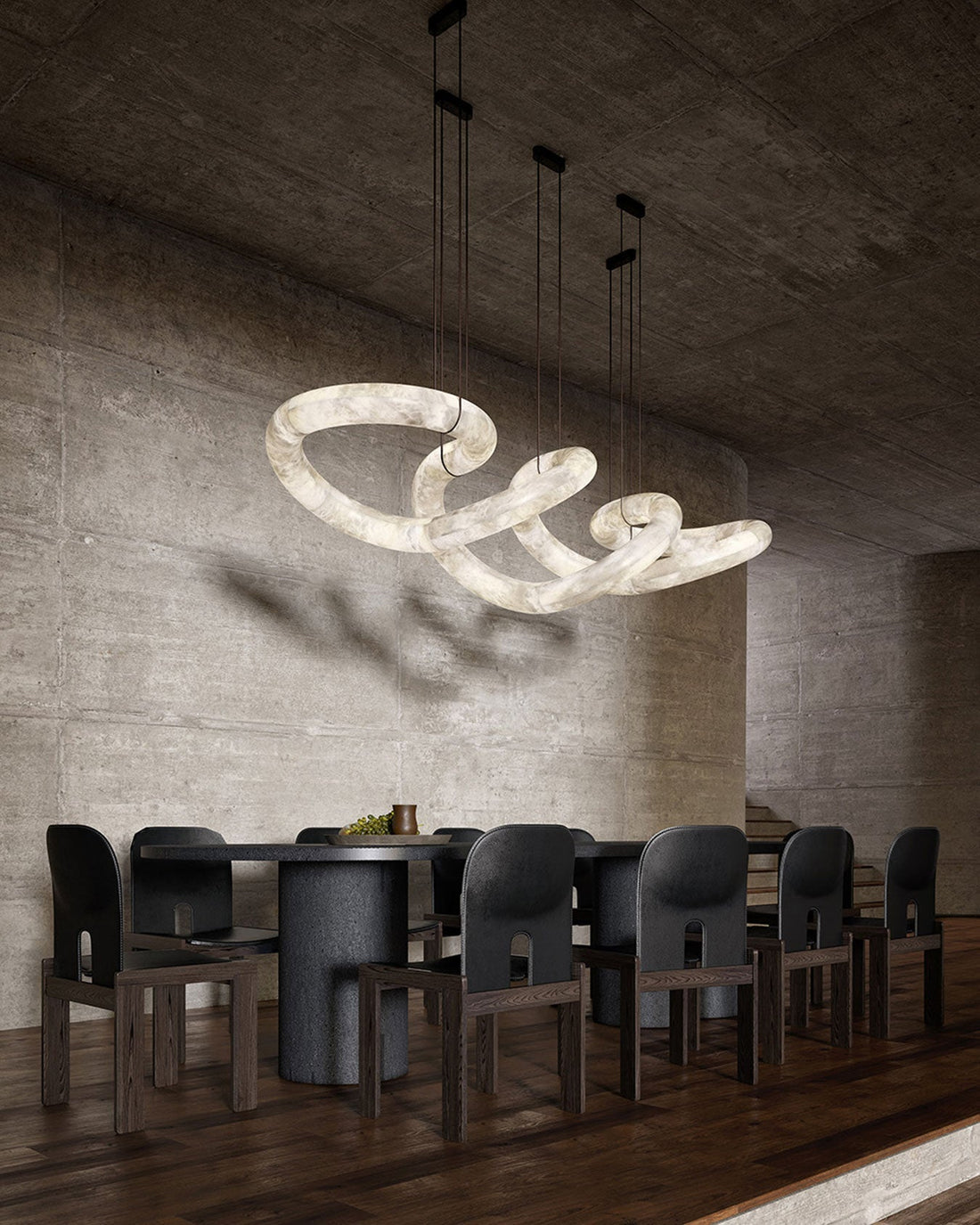 Varlont Infinity Massive Alabaster Chandelier