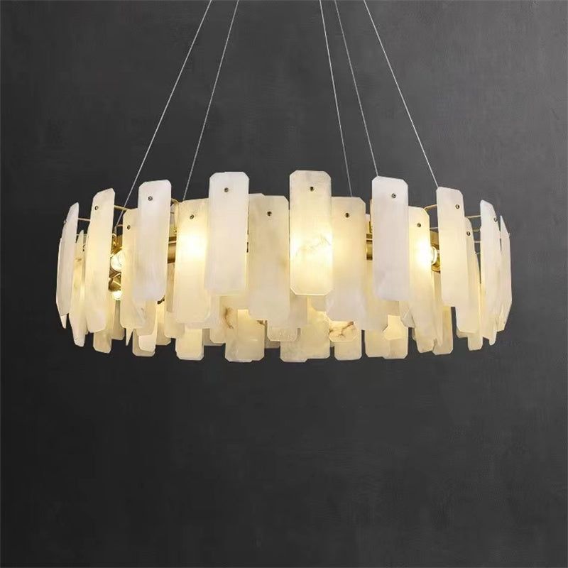 Varlont Moira Alabaster Round Chandelier