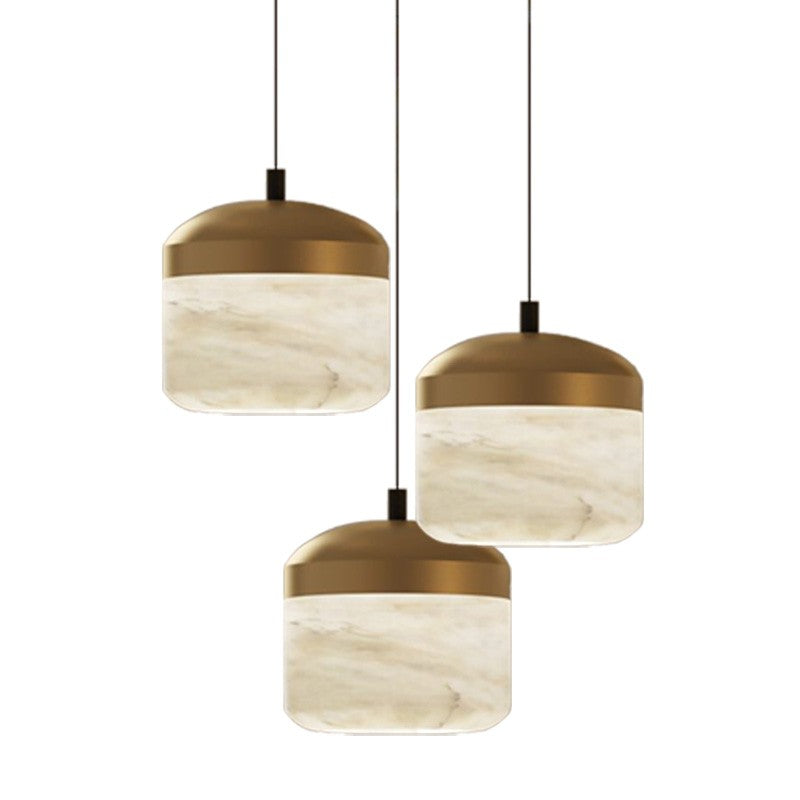 Varlont Queena Modern Alabaster Pendant, Kitchen Island Pendant Light