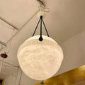 Modern Alabaster Globe Pendant Light - Joyfuzzy