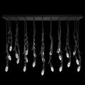 Modern Luxury Floating Branches Floral Crystal Chandelier with Rectangular Canopy for High - ceiling - 23 Lights/L52.8
