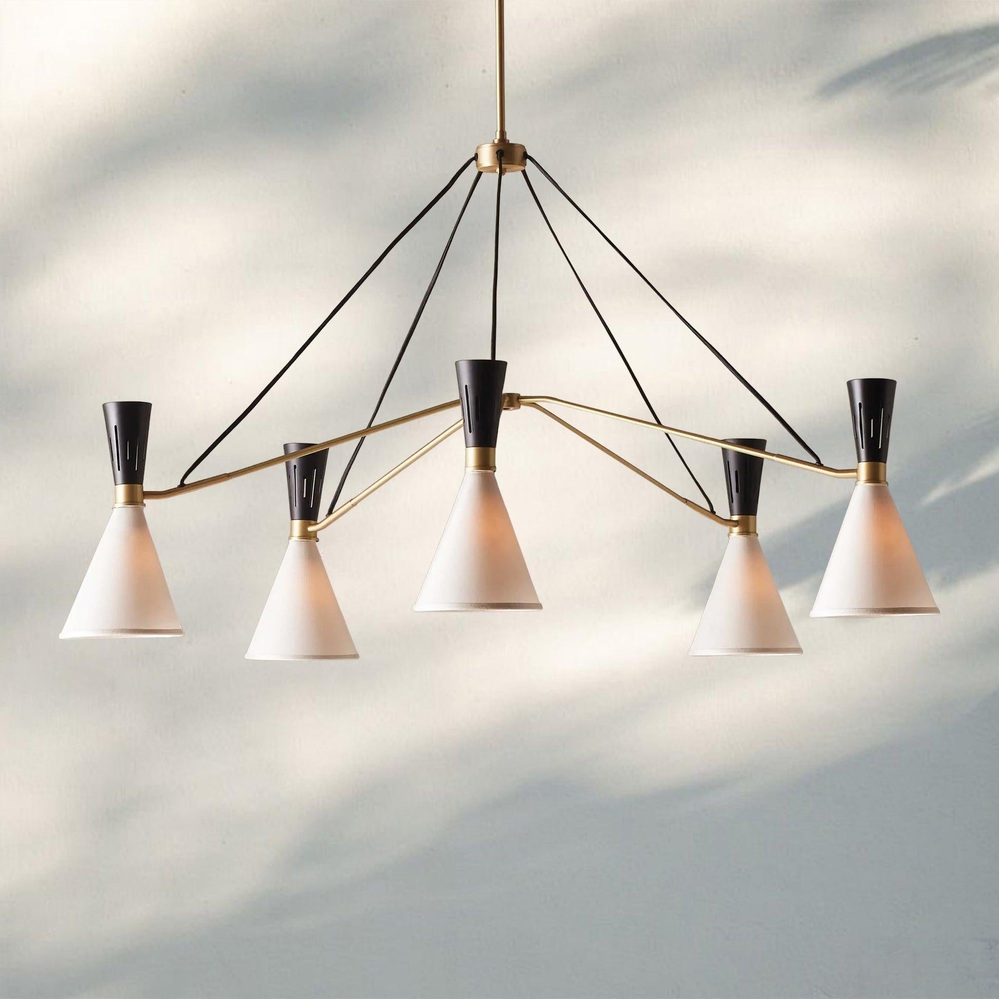 Ramsey 3/5 Lights Round Chandelier - 3 - LightJoyfuzzy