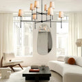 Rhodas 2 - Tier Round Chandelier - Customized 60''BronzeJoyfuzzy