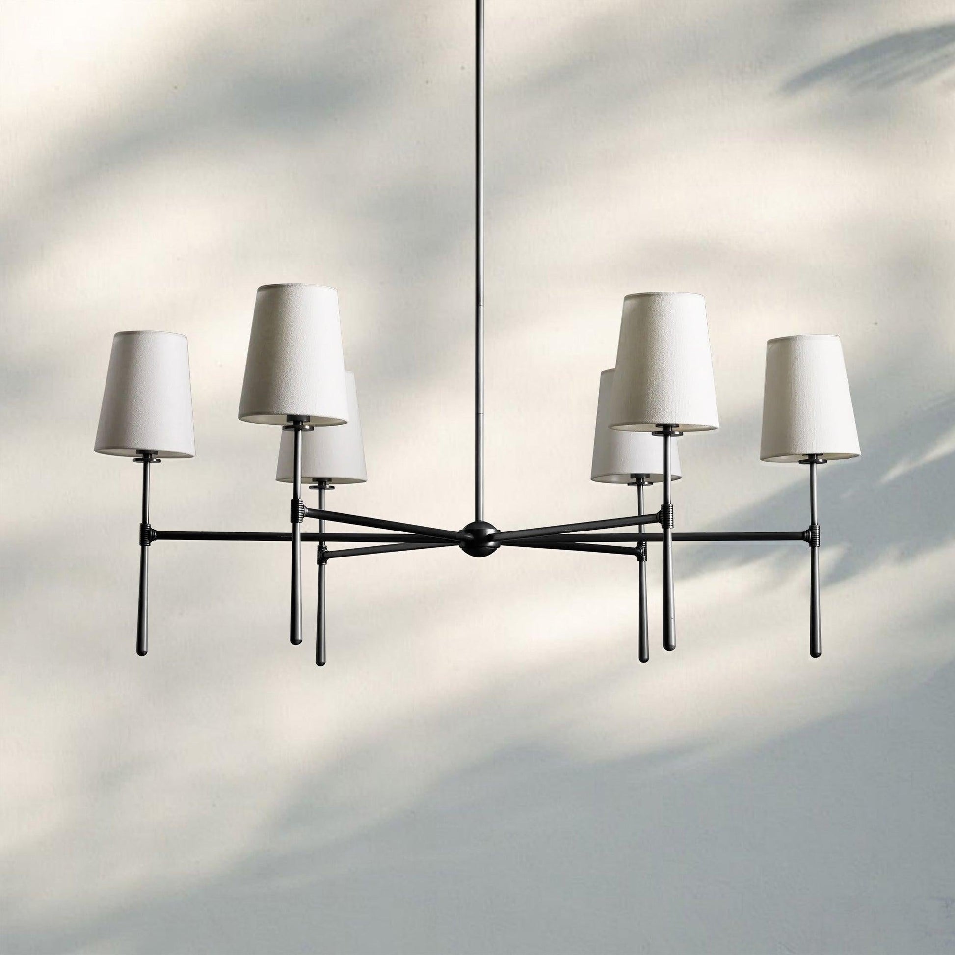 Rhodas Round Chandelier - 5 - LightBronzeJoyfuzzy