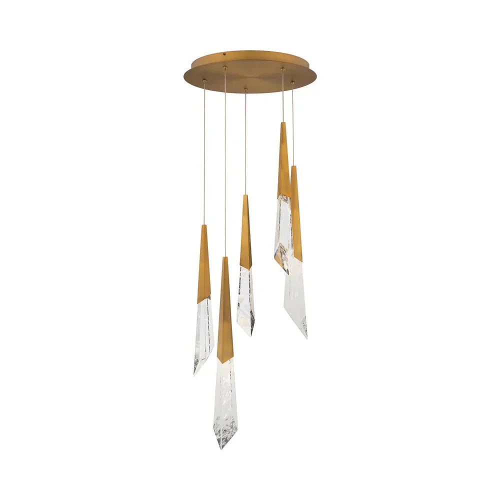 Solitude Round LED Multi Chandelier - Joyfuzzy