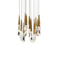 Solitude Round LED Multi Chandelier - Joyfuzzy