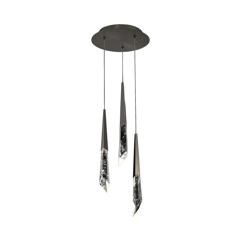 Solitude Round LED Multi Chandelier - Joyfuzzy